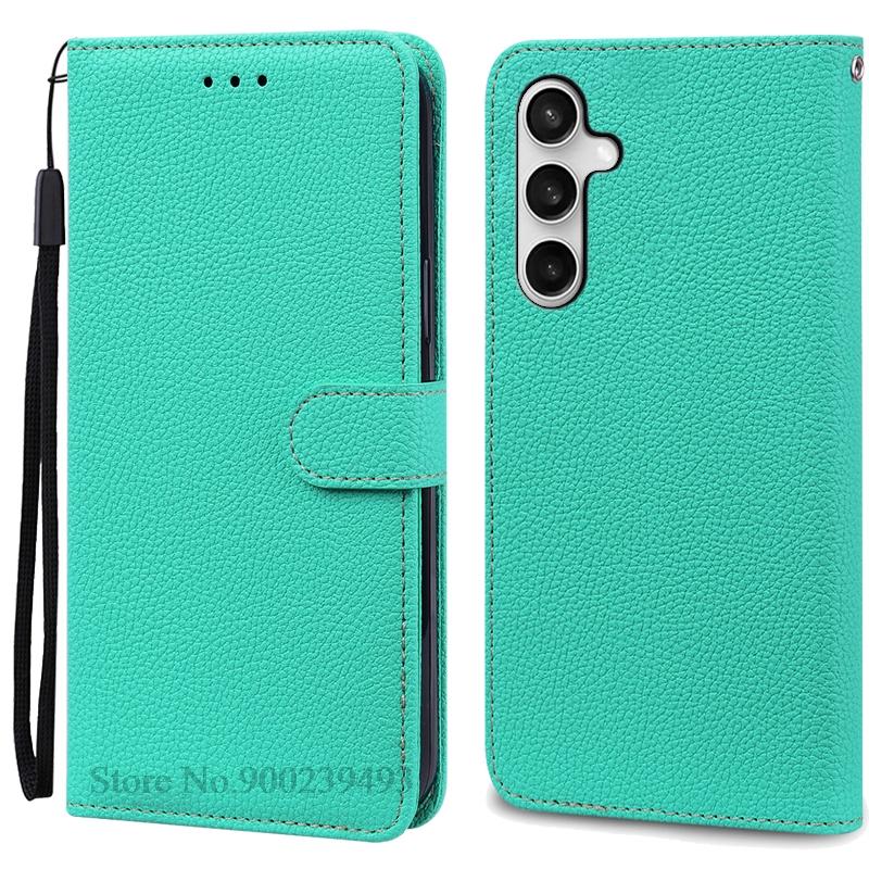 A17 Hülle Für Samsung Galaxy A17 Hülle Brieftasche Leder Klapphülle Für Samsung A17 5G Hülle A175F A176B 4G Handyhülle Coque Fundas Samsung A17 5G 4G himmelblaue