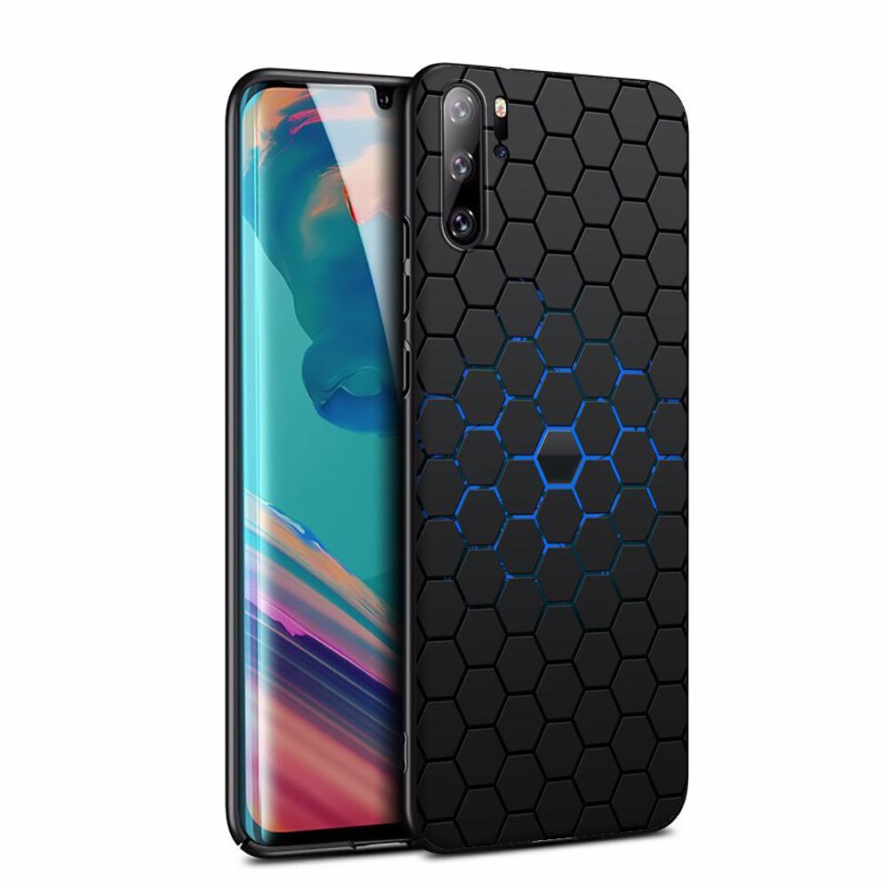 GX47 Auto Carbon Fiber Print Silikonhülle für Huawei P9 P10 P20 P30 P40 Y6 2018 Y7 Y9 Lite Pro Max Prime Mini Huawei P20 Pro