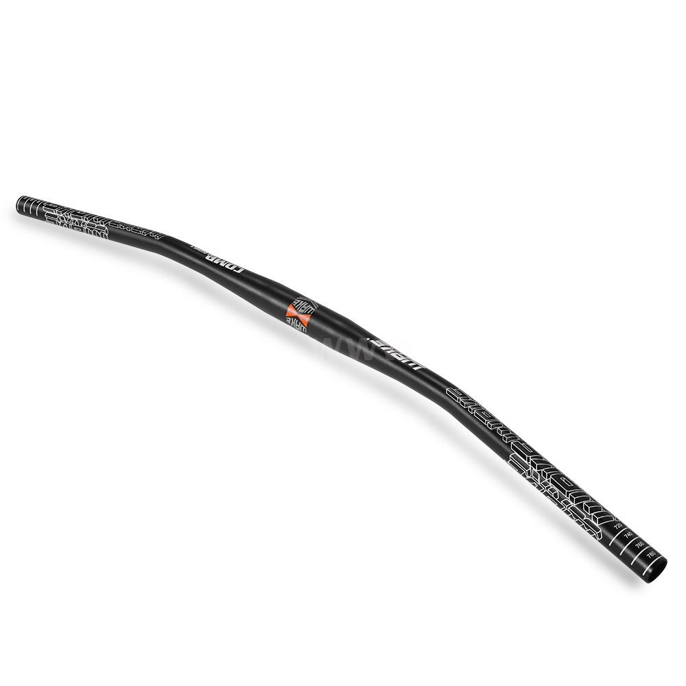 Aluminiumlegierung MTB-Lenker Mountainbike-Lenker Fahrrad Radfahren Flachstange 780 mm eloxierter Lenker schwarz