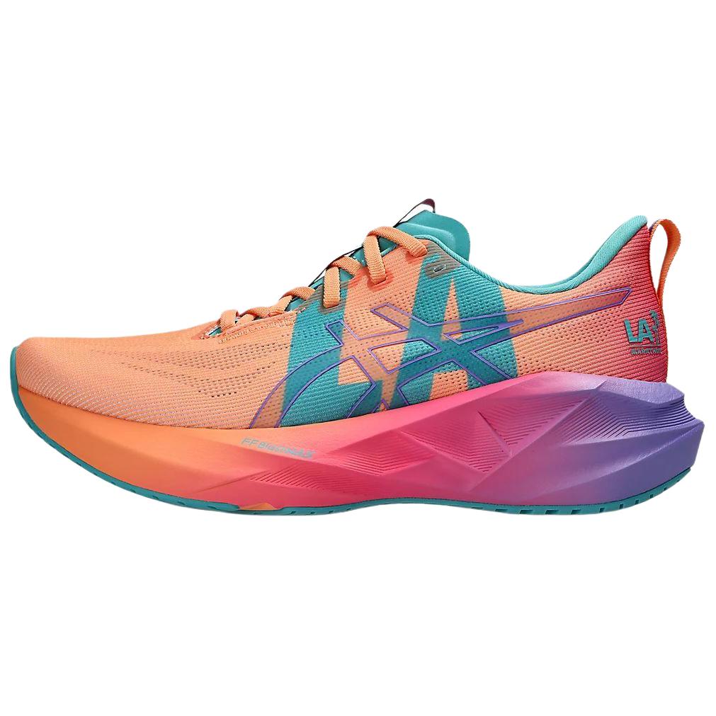 Asics Novablast 5 Bequeme Passform Laufschuhe Unisex Laufschuhe Hellorange Blau 1013A213-800 44.5