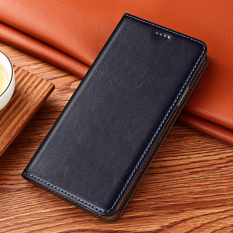 Luxus Echtleder Handyhülle Für Samsung Galaxy M32 M33 M42 M52 M53 M54 M62 4G 5G Flip Wallet Handyhülle Coque Funda Galaxy M52 5G blau