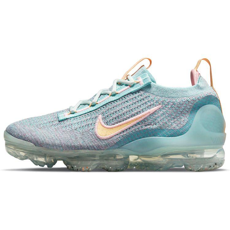 Nike Air VaporMax 2021 Flyknit Light Dew Damen-Sneaker Blau Hell-Arktis-Rosa Anthrazit DH4088-300 39