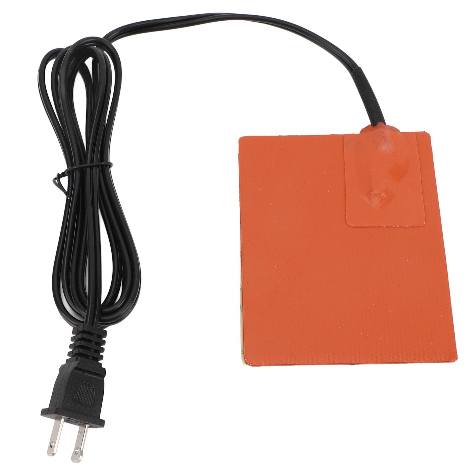 Silikon Heizmatte Silikon Gummi Heizkissen Heizdecke Flexible Matte 102X127mm