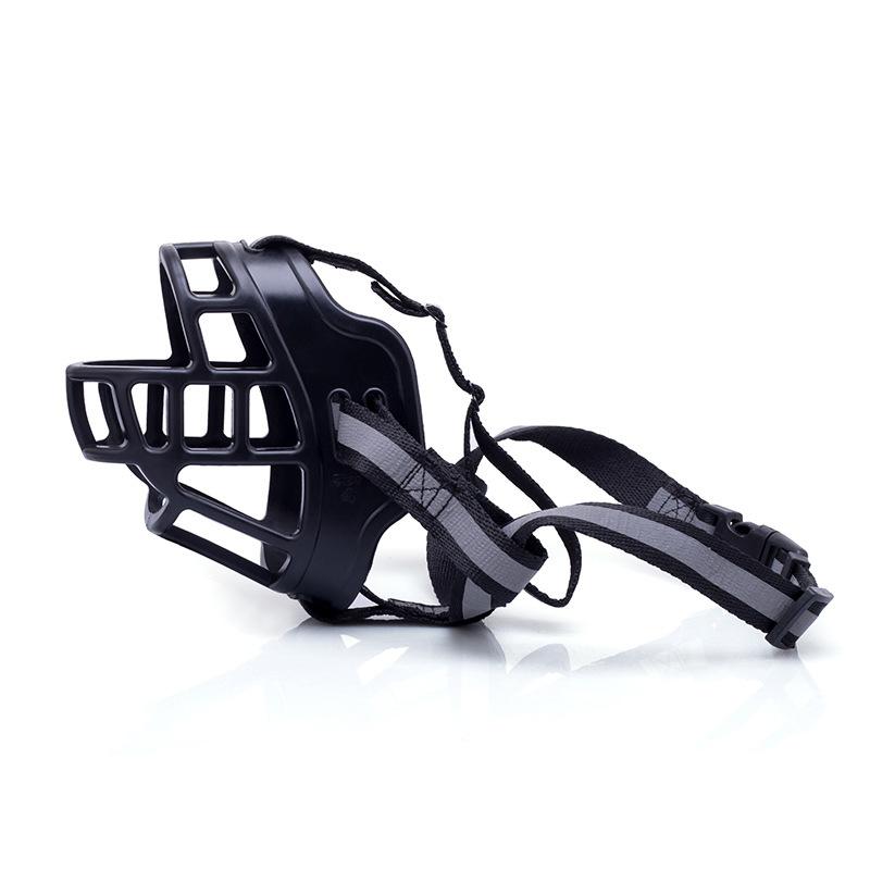 6 Größen Haustier Hund Maulkorb Atmungsaktive Korbmaulkörbe Bequem für Kleine Mittelgroße Große und Extra Große Hunde Stoppt Beißen Bellen Kauen Size 1 black