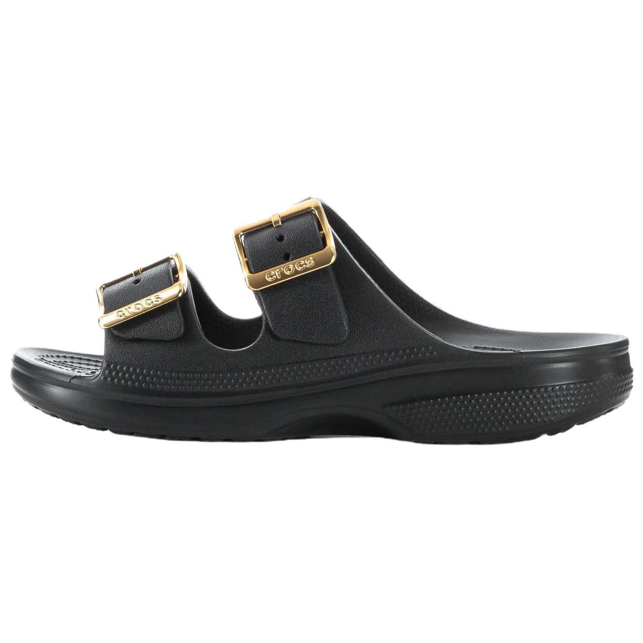 Crocs Saturday Vielseitige Mode Reibungshemmende Slides Sandalen Damen Sandalen Schwarz 213316-001 34-35