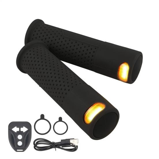 1 Paar Fernbedienung Roller Lenkerabdeckung mit Blinkerlicht E-Roller Lenkergriffe Abdeckung Ersatz für M365 Pro 1S Pro 2 Mi3 1 Set schwarz