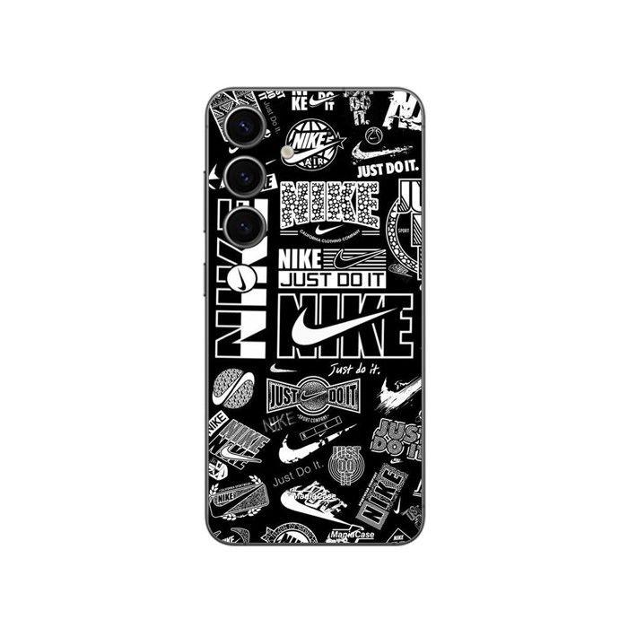 Hülle für Samsung Galaxy S25 Plus Nike Air Logo Download Nike Graffiti Schwarz und Weiß schwarz