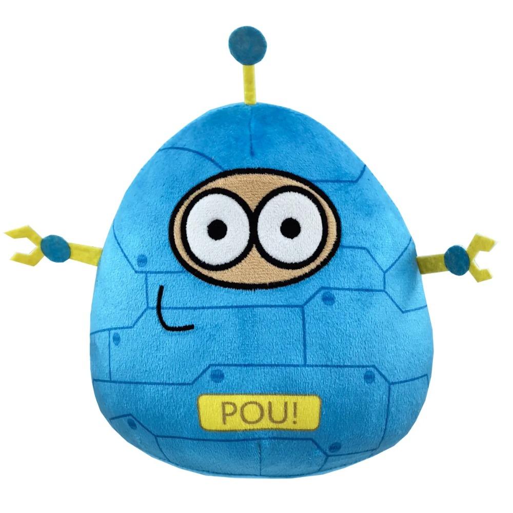 22cm Hot Game My Pet Alien Pou Plüschtier Furdiburb Emotion Alien Plushie Stofftier Pou Puppe rot