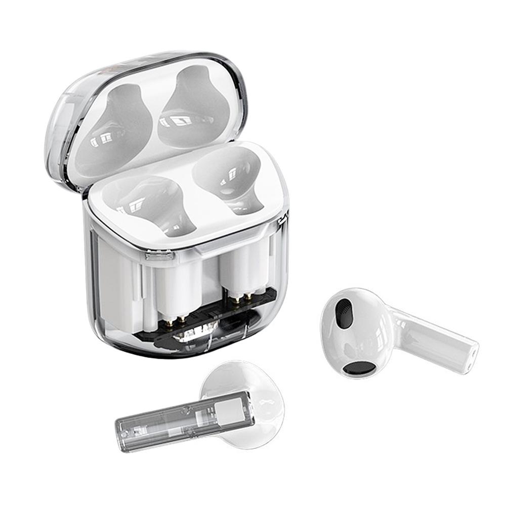 S11 Kabelloser Kopfhörer Transparent BT5.3 Kopfhörer Hi-Fi Stereo Sound Intelligente Rauschunterdrückung