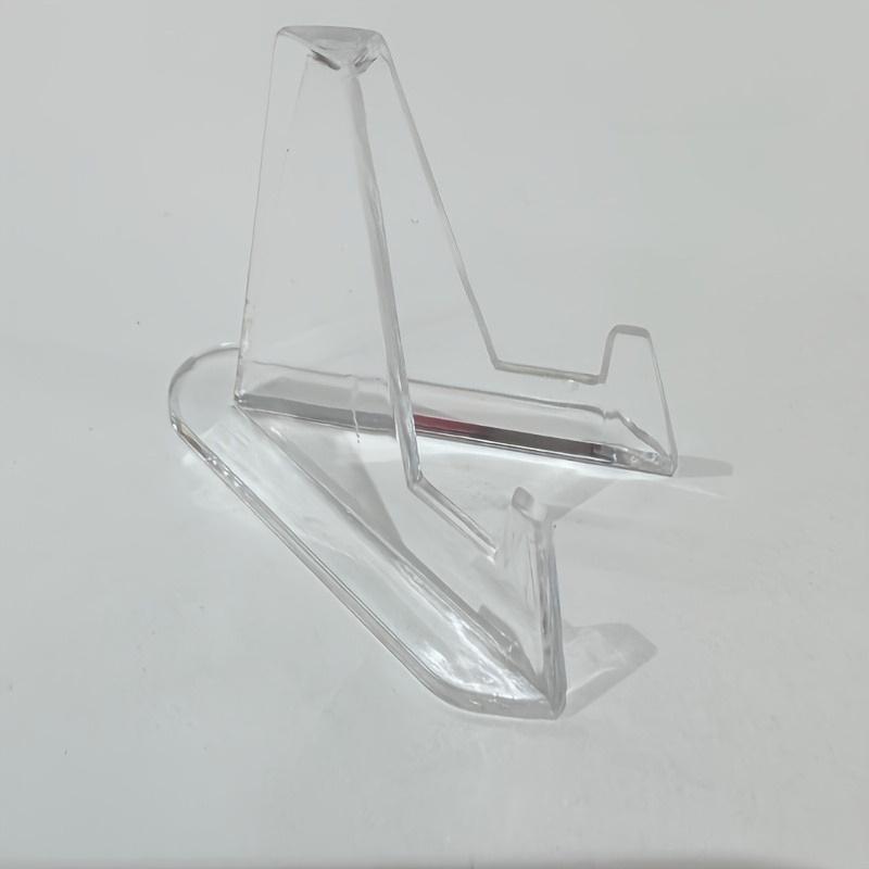 Zeitgenössische Acryl-Staffeleiständer - Klare Ausstellungspodeste für Münzen, Sportkarten und bewertete Sammelkarten - Kein Strom erforderlich 3.6cm/1.4in
