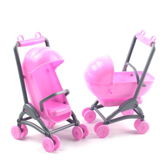 Baby Kinderwagen Kinderwagen Modell Kinder Spielzeug DIY Miniatur Puppenhaus Zubehör