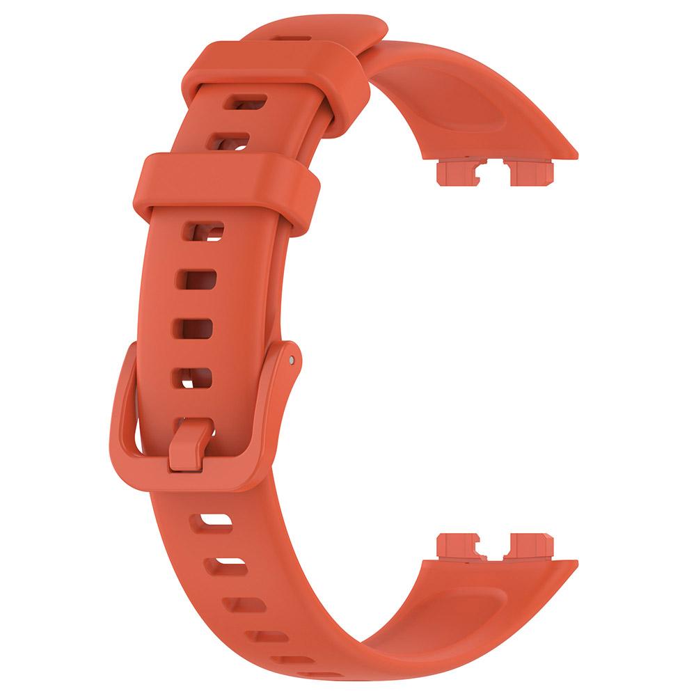 Silikon-Handgelenkband für Huawei Band 8 9 10 Smart-Armband For Huawei Band 8 orange/rot