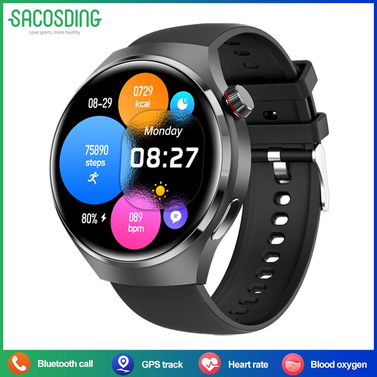 2024 WATCH 4 Pro Smartwatch für Herren 360*360 AMOLED-Bildschirm GPS-Tracking Herzfrequenzüberwachung Bluetooth-Anruf IP67 Lebenswasserdichte Smartwatch