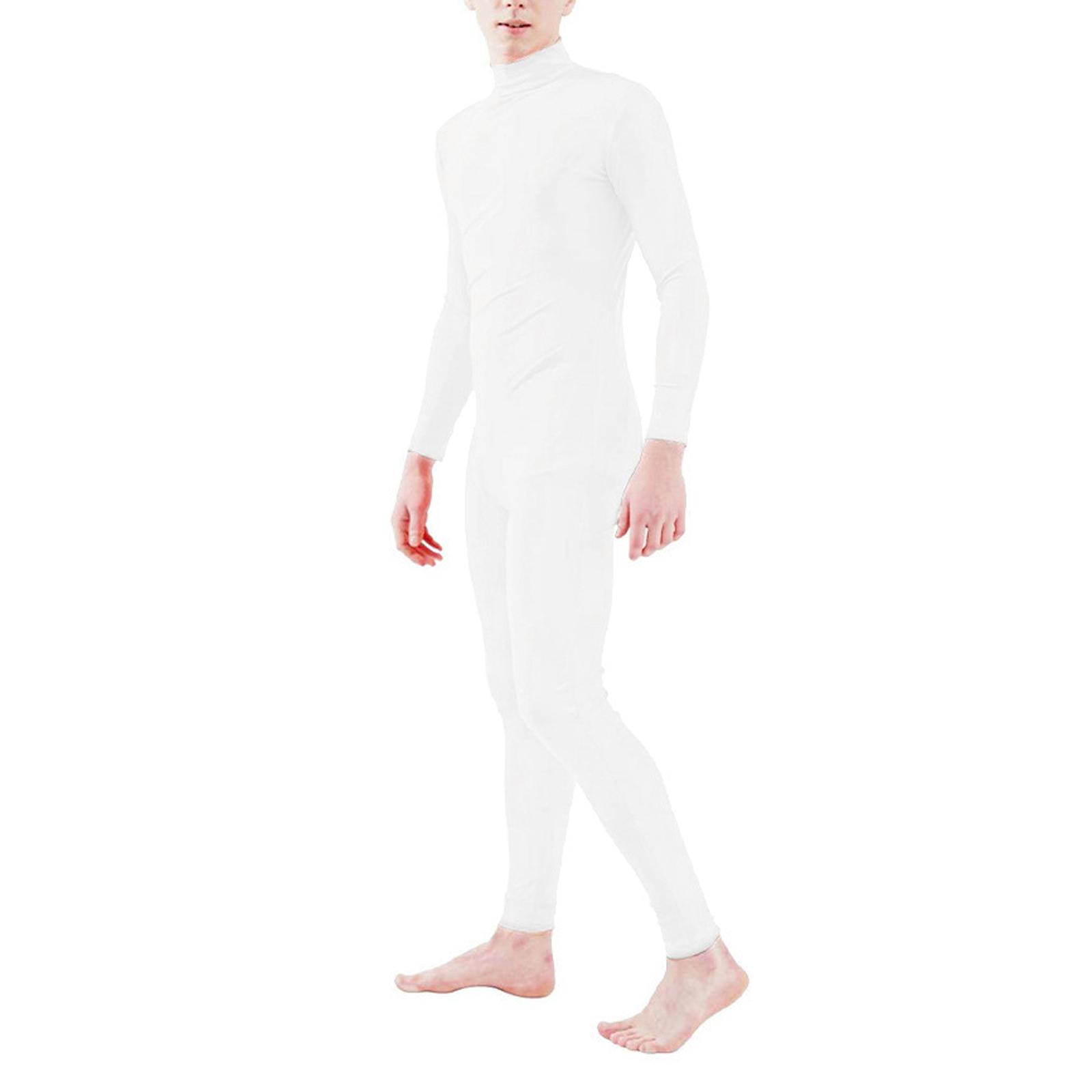Anzug Cosplay Turnanzug Ganzkörperanzüge Greenscreen-Anzug Kostüme 110 weiß