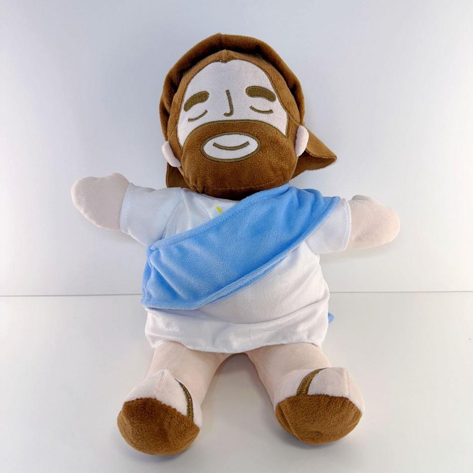 Atemend Jesus Jungfrau Maria Musik Beruhigend Mit Licht Plüsch Spielzeug Puppe Jesus Plüsch Spielzeug Tröstend Jesus Herz Spielzeug Ostergeschenke