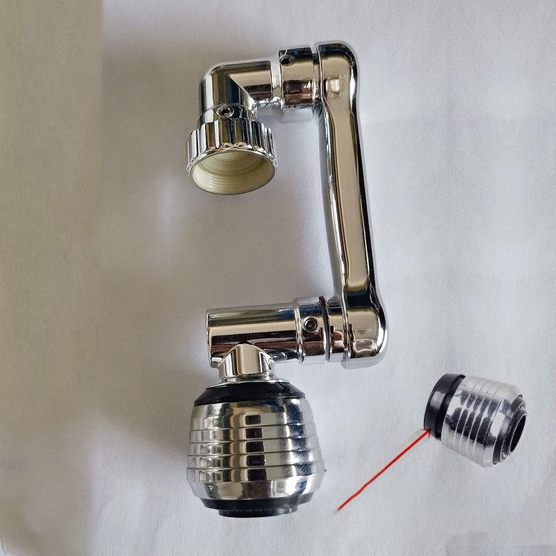 1080 ° drehbarer Wasserhahn-Sprühkopf, Waschbecken, Küchenhahn-Verlängerungsadapter, Universal-Spritzfilterdüse, flexibler Wasserhahn-Sprüher Dual Mode 1080 – like th