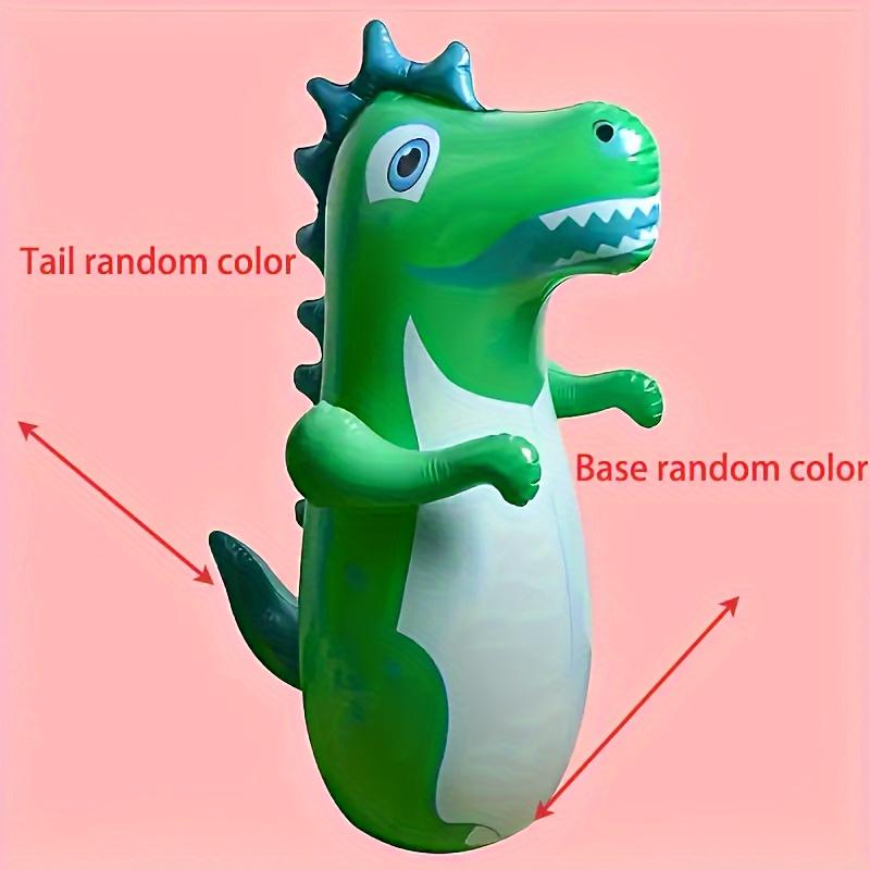 [Dinosaurier | Aufblasbar] Robuster aufblasbarer PVC-Dinosaurier-Boxsack für Kinder | Bewegung und Spiel im Freien 1pc grün