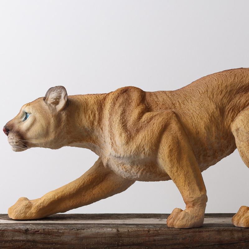 Leichter Luxus und Hohe Simulation Puma Tier Modell Actionfigur Geschenk Raumschmuck Gk Dekoration Beliebtes Spielzeug Sammlerstück Geschenk