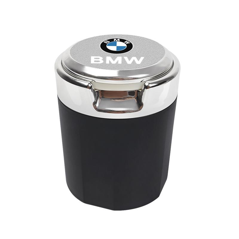 Auto-Aschenbecher LED-Beleuchtung Rußhalter Zubehör Für BMW E46 E90 E60 F30 F10 E39 i3 i4 X1 X2 X3 X5 X4 X6 X7 M3 M4 M5 G30 G20 i grau