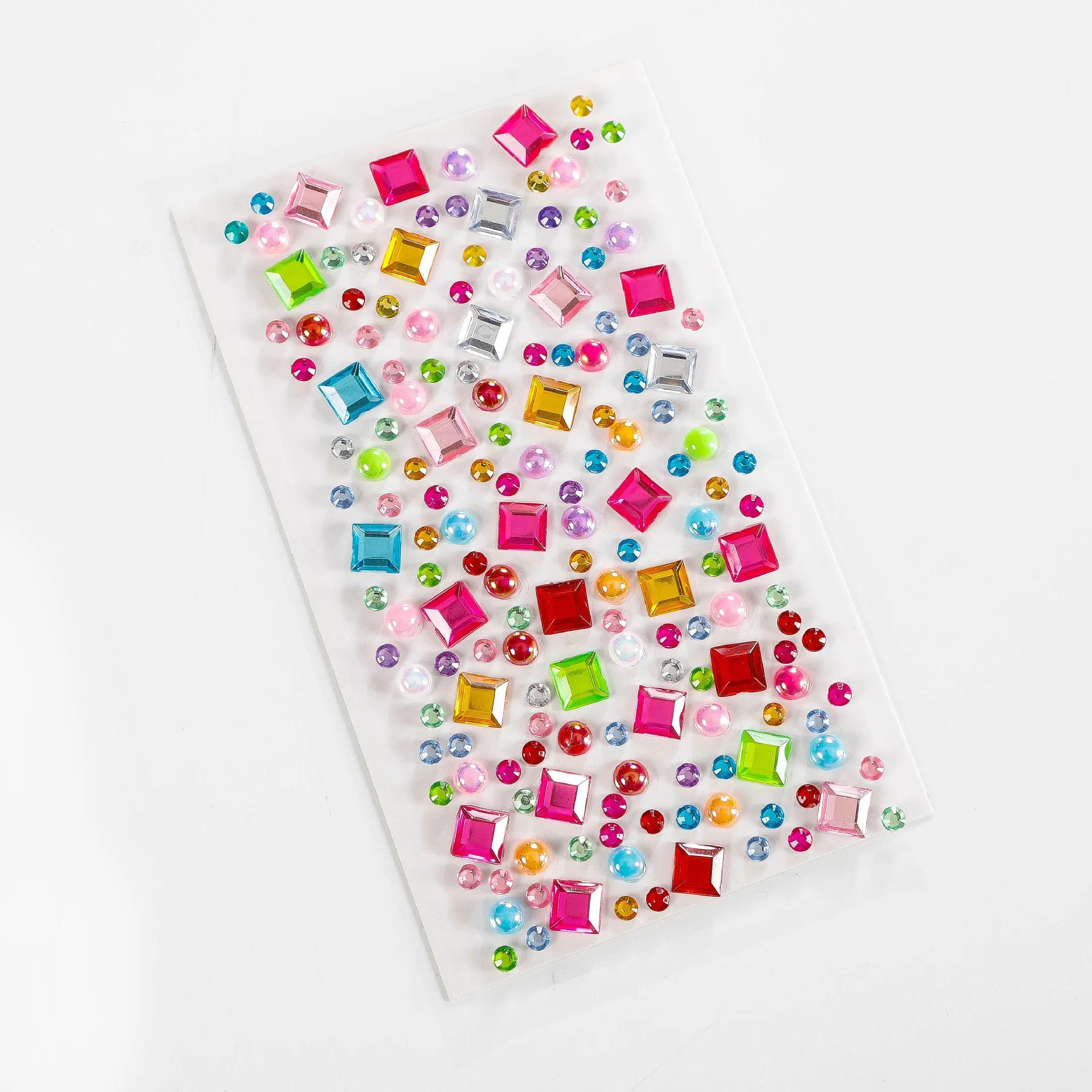 DIY Farbe Strass Kristall Acryl Tattoo Aufkleber Kinder Bühnenshow Augen Gesicht Make-Up Dekoration Werkzeuge Telefon Bohrer Aufkleber