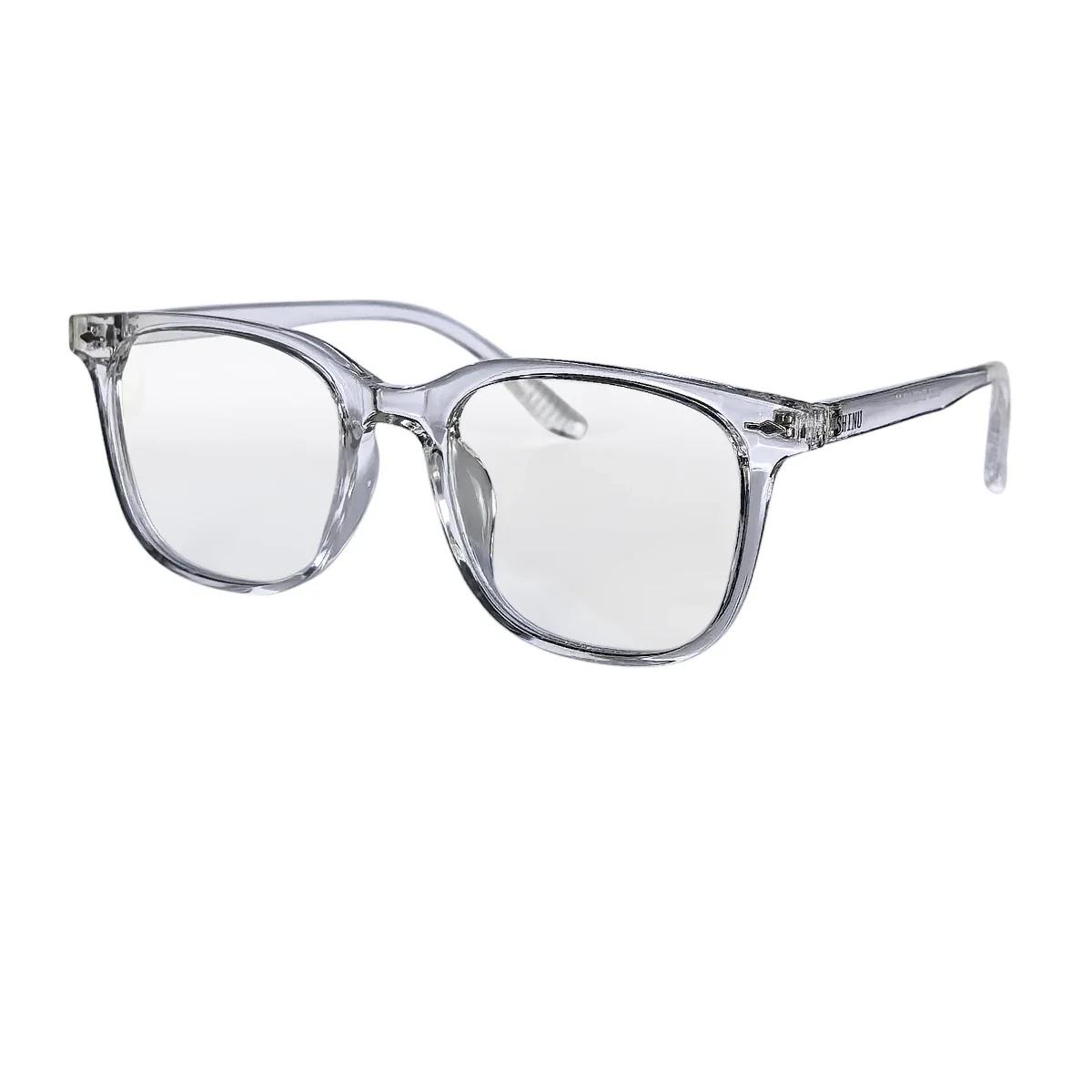 SHINU Blaulichtblockierende Brille mit roter Linse für Studenten Besserer Schlaf Oranger Linse für Langes Gaming Brille Herren Damen white