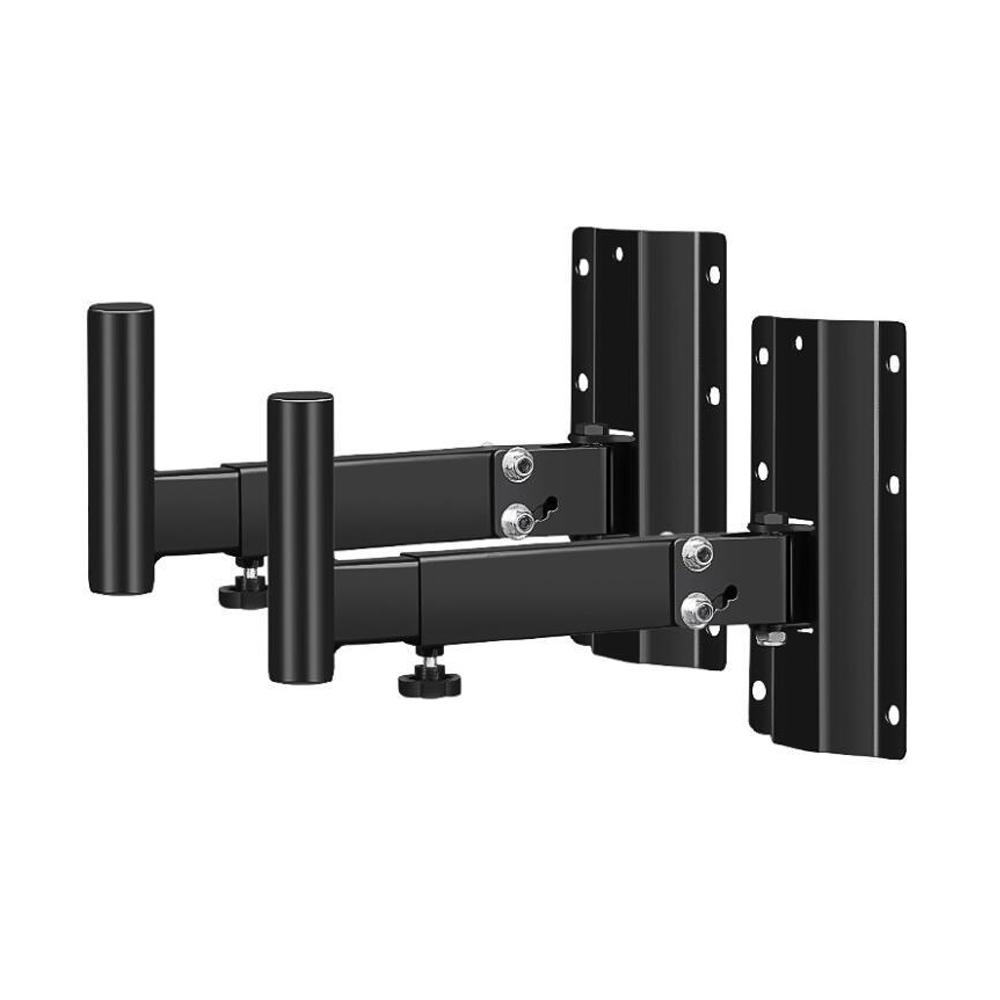 1 paar Lautsprecher Wand Halterungen Halterungen Lautsprecher Steht Unterstützung bis zu 110lbs Alle Metall Verdickt 1 Pair schwarz
