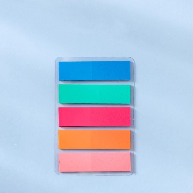 Transparenter Index Haftnotizaufkleber Studentenetikett Haftnotizaufkleber Notizblock Lesezeichen Schulbedarf Kawaii Briefpapier