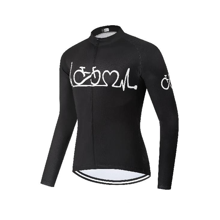 Herbst- und Winter Herren T-Shirts, Rennrad-Radtrikots, Herren-Radjacken, Outdoor-Sport-Radbekleidung, Rennrad-Langarm-Radtrikot L