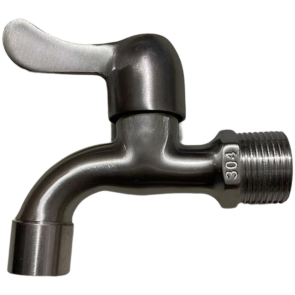 Wasserhahn Edelstahl Schnellöffnender Wasserhahn Hochtemperaturbeständig Verlängerter Wasserhahn Für Garten Zuhause Badezimmer Küche Ersetzen