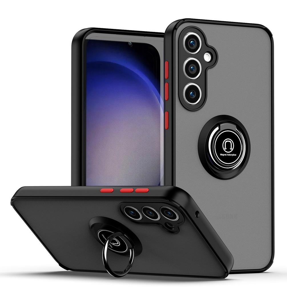 Drehbare Halterungshülle für Samsung S23 FE S23 Ultra Galaxy S22 + S21 FE S21 Ultra S20 S10 Note 20 Ultra 9 8 Fingerring-Abdeckung For S23