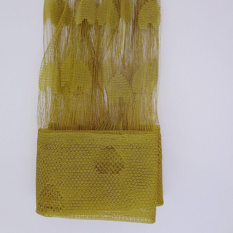 Romantischer Liebes-Linien-Vorhang, Quasten-Türvorhang, süßer Pfirsich-Herz-Vorhang, Trennwand-Hängevorhang (1 Stück) grasgrüne