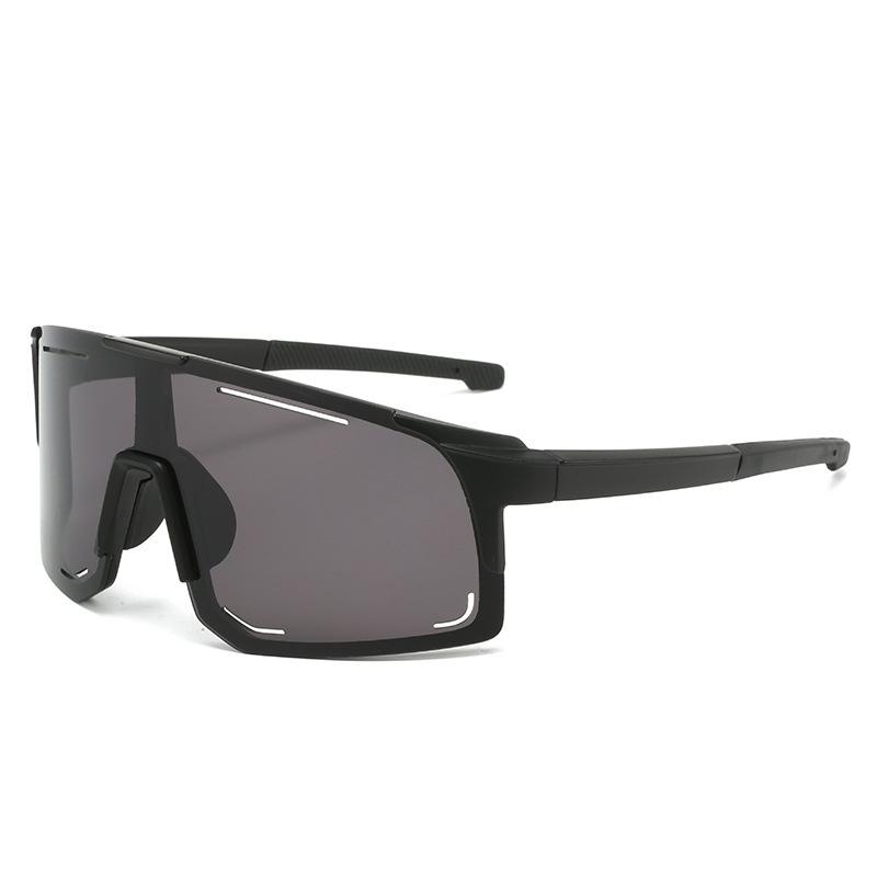 Fahrrad-Sonnenbrille mit UV-Schutz, winddicht, für Herren und Damen, mit Linsen für Mountainbike, Rennrad, Sportbrille schwarz