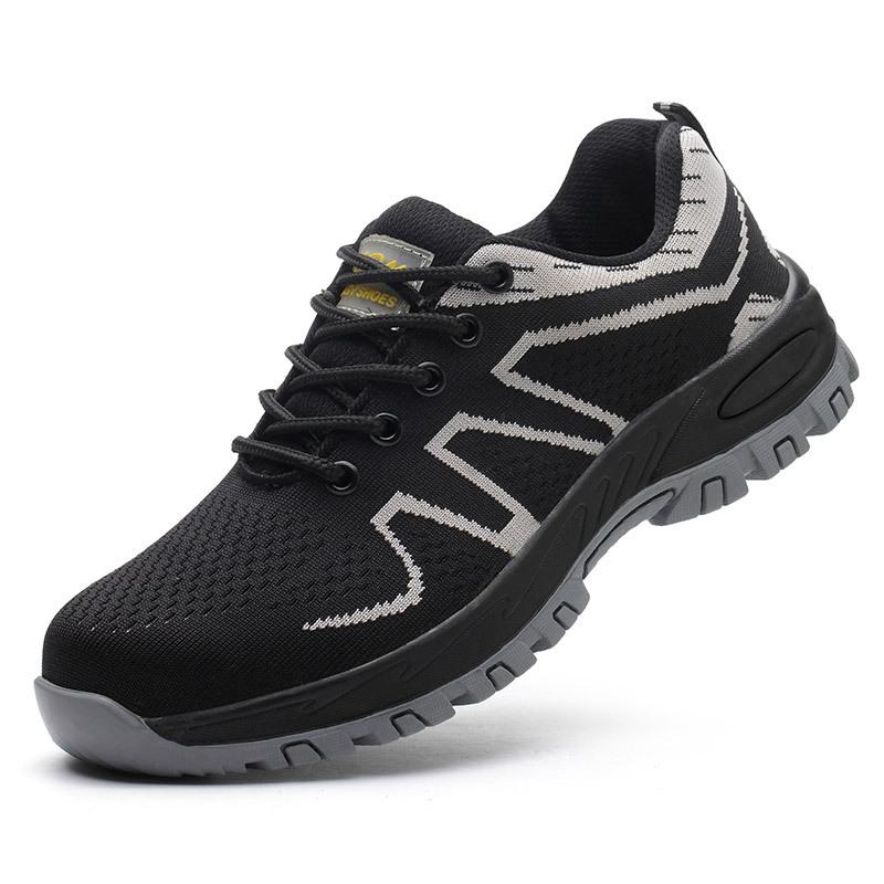 Arbeitsschuhe Stahlkappe Anti-Quetsch- und Stichfestigkeit Sicherheit und Leichtgewicht Arbeitsschuhe 48