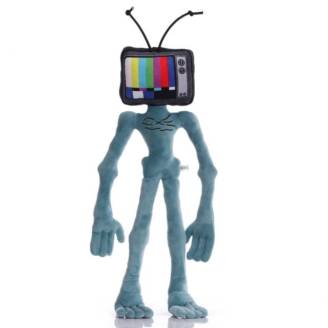 Anime Siren Head Plüschpuppe Spielzeug Gruselig Schwarz Weiß Rot Sirenhead Katze Erdnuss Weich Cartoon Stofftier Kindergeschenke 55cm