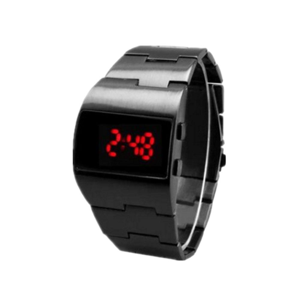 LED-Armbanduhr, breite Anwendung, Legierung, robust und langlebig, LED-Digitaluhr, LED-Armbanduhren, Geschenke