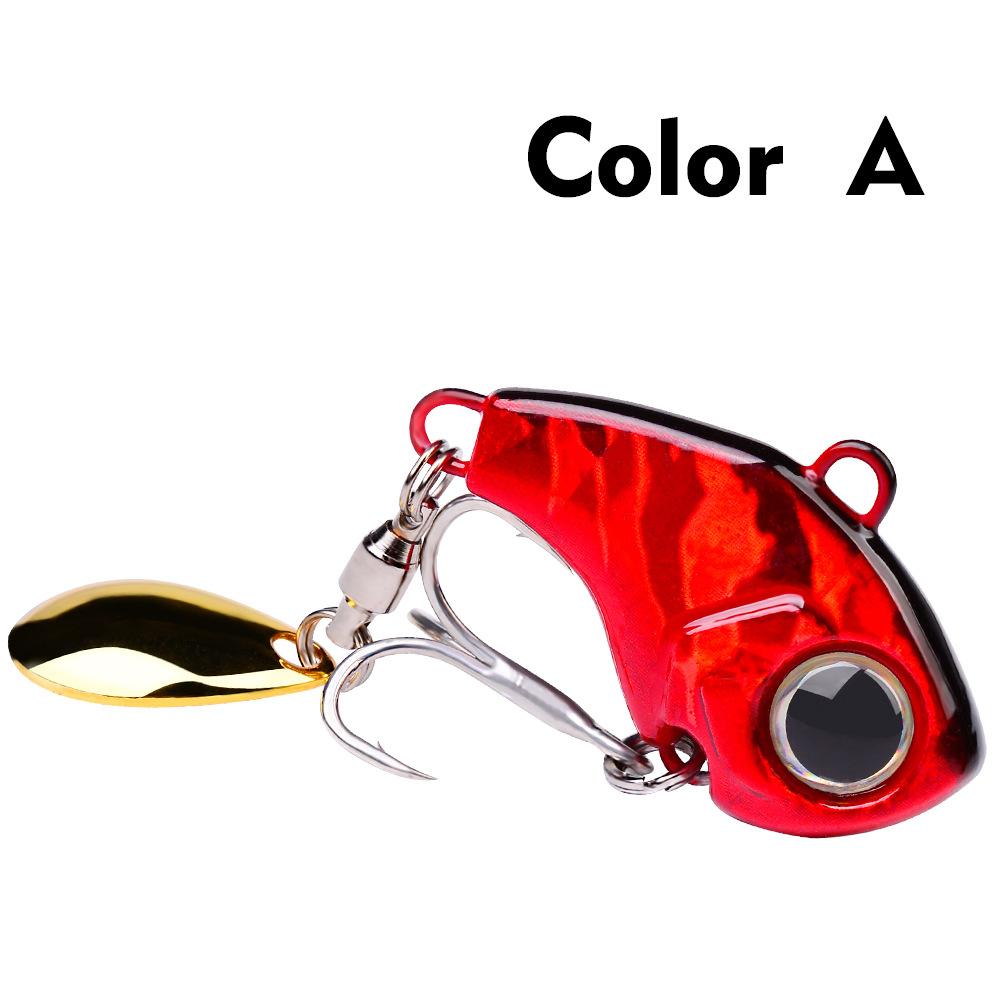 PROBEROS Langwurf-Köder mit Pailletten, rotierende Vibration, VIB-Pailletten, untergetauchter Köder 10G