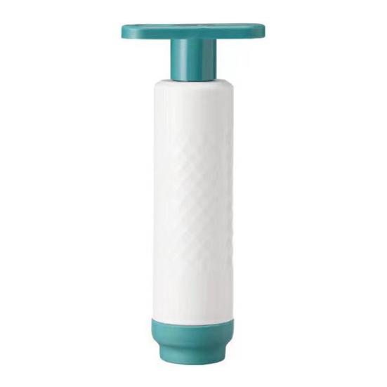 1,5/2,5/7,5 l transparenter Vakuum-Gemüsebehälter mit Vakuumpumpe, luftdichter Brotkasten, abnehmbare Drainageplatte, Obstbehälter, Getreidebehälter, Fleischbehälter, Gemüsebehälter A grün