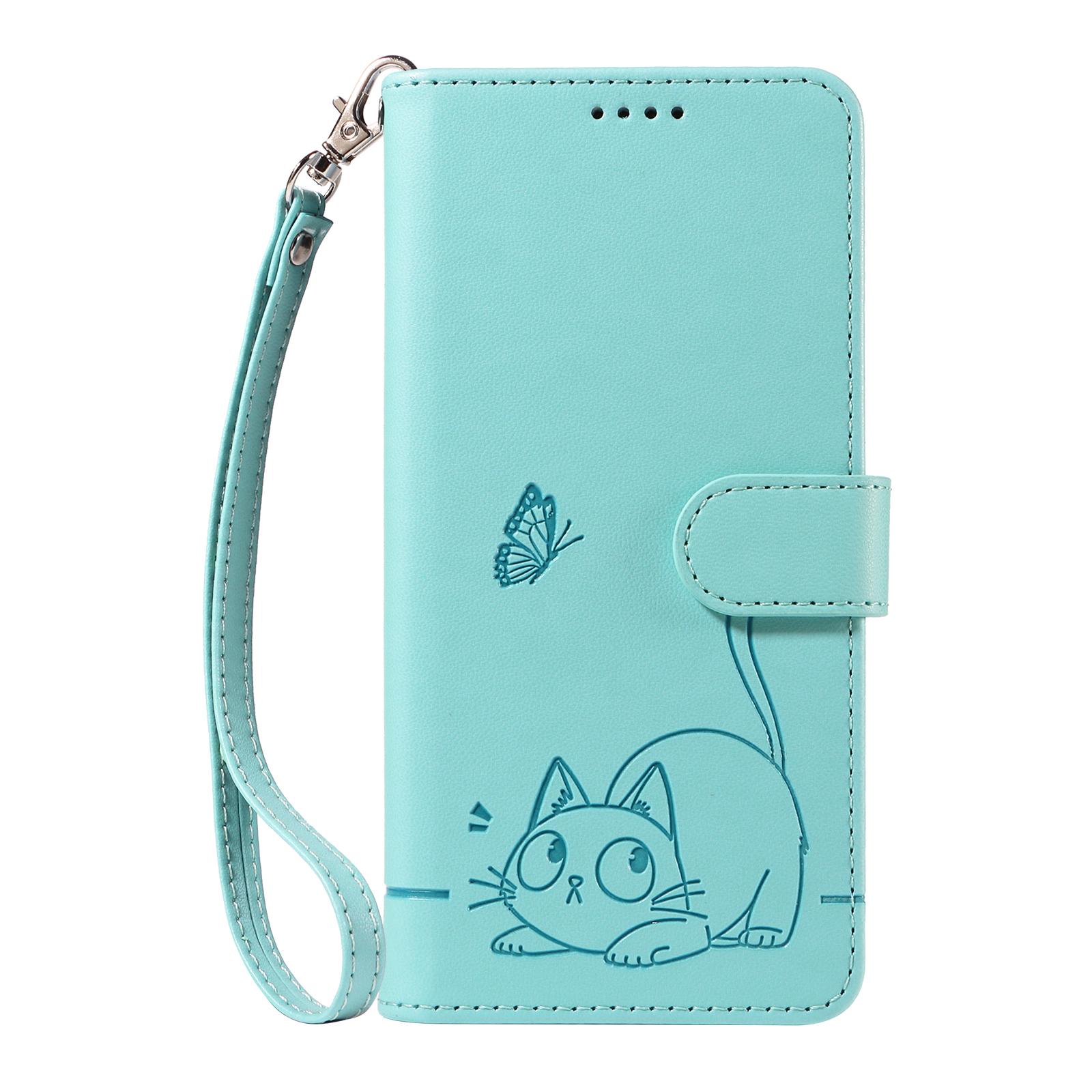 Flip Wallet Case Für Samsung Galaxy S10 Lite S10e S20 5G PU Lederhülle,Galaxy S21 Plus S21 Ultra Core Handyhülle Samsung Galaxy S20 FE 2022 hellgrüne