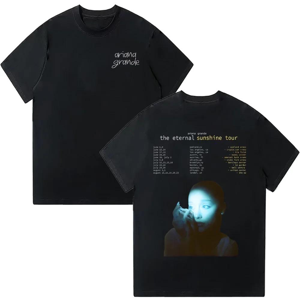 2026 Ariana Grande The Eternal Sunshine Tour T-Shirts Baumwolle Weich Rundhals Unisex Streetwear Mode Harajuku Ästhetik Kleidung Unisex 4XL
