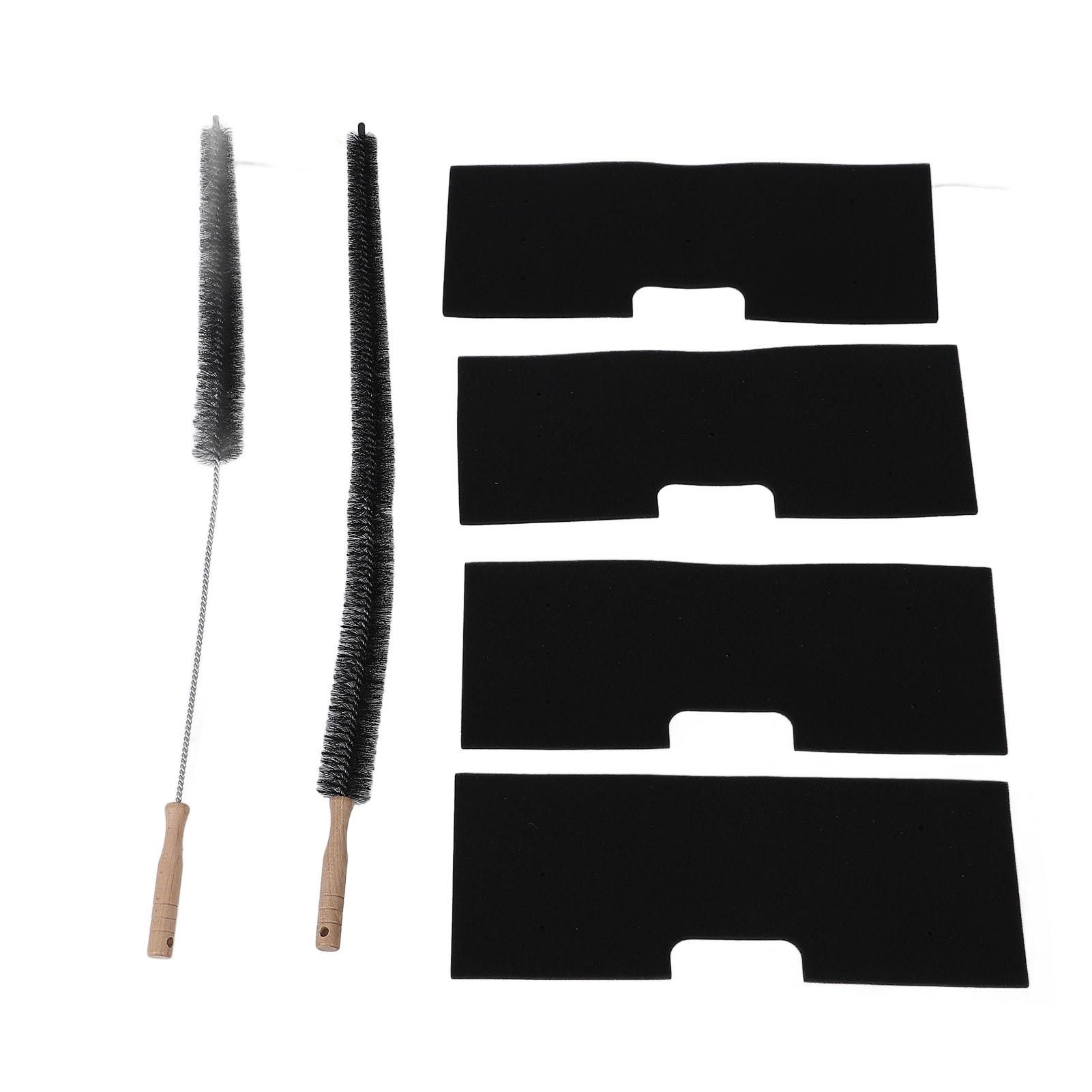 4 STÜCK Waschtrockner-Kombination Flusensiebe mit 2 Trocknerabluftbürsten Waschbar Wiederverwendbar Waschmaschine