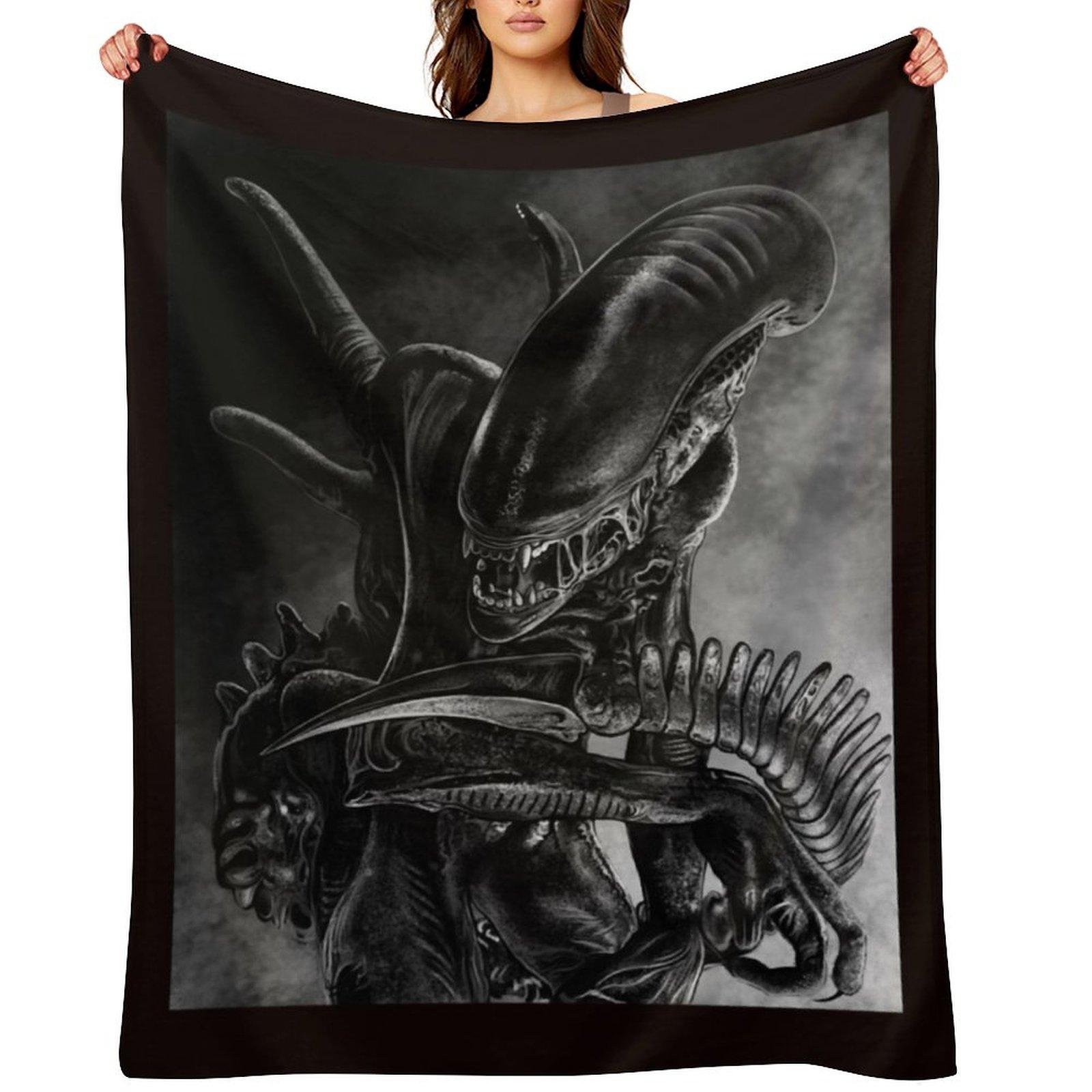 Xenomorph Wurfdecke Mehrzweck für dekoratives Sofa Plüsch Weihnachtsgeschenke Decken 30x40in
