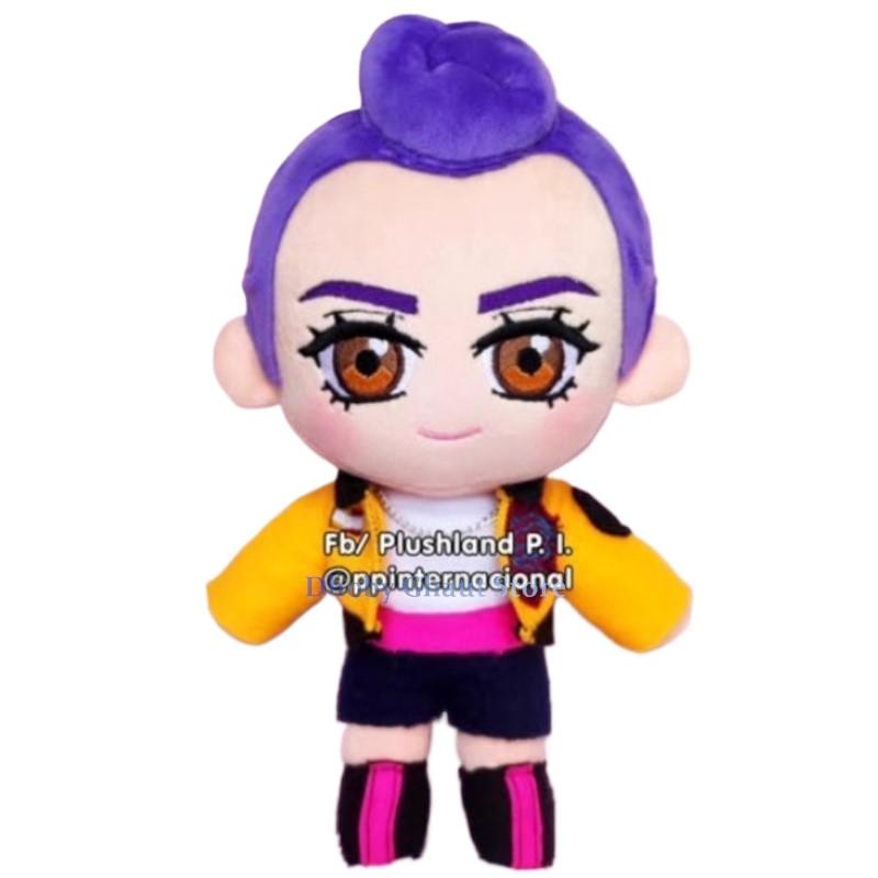 26CM Rumi Weiche Plüschpuppe Anime Film KPop Dämonenjäger Superstar Kawaii Tigerpuppe Schöne Puppe Geburtstagsgeschenk Spielzeug Party Schöne Puppe One Size