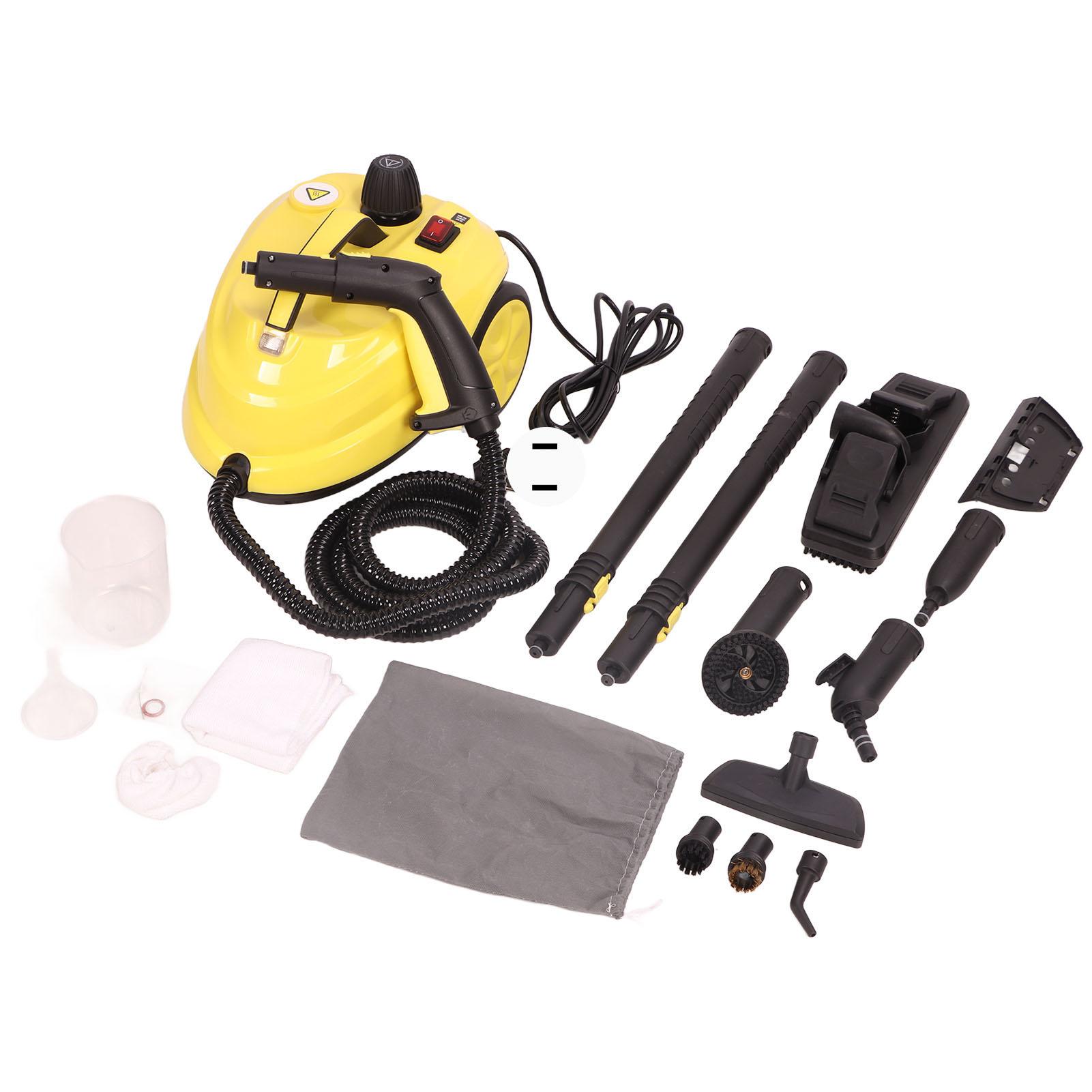 Dampfreiniger Haushalt Auto 2L Tank 2000W Tragbar Chemiefrei Hohe Temperatur Druck Mehrzweck