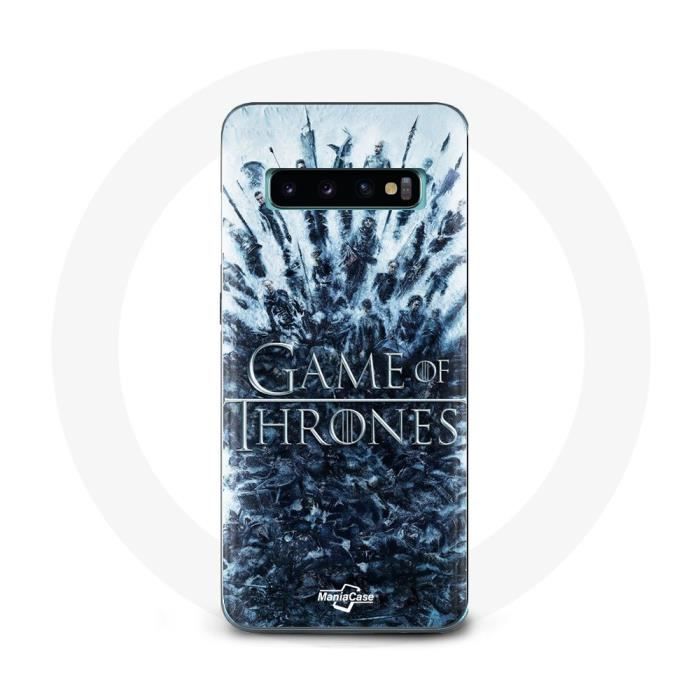 Hülle für Samsung Galaxy S10 Plus Game of Thrones Staffel 8 Folge 1 Game of Thrones Charaktere lo grau