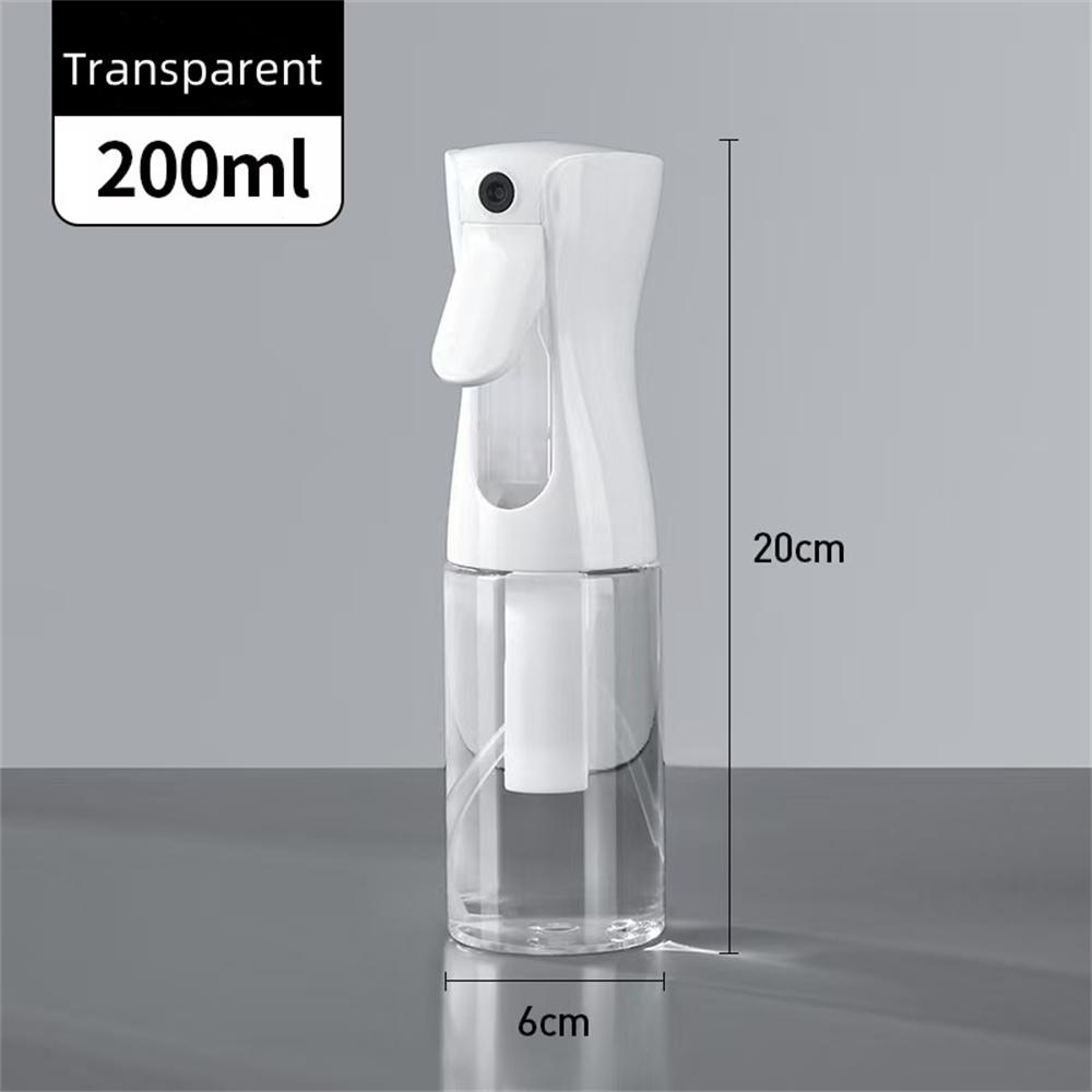 Kontinuierlicher Wassersprüher Leere Sprühflasche, Ölsprüher für Friseurbedarf, Hautpflege, Pflanzen, Haustiere, Küche, Barbecue 200ml transparent