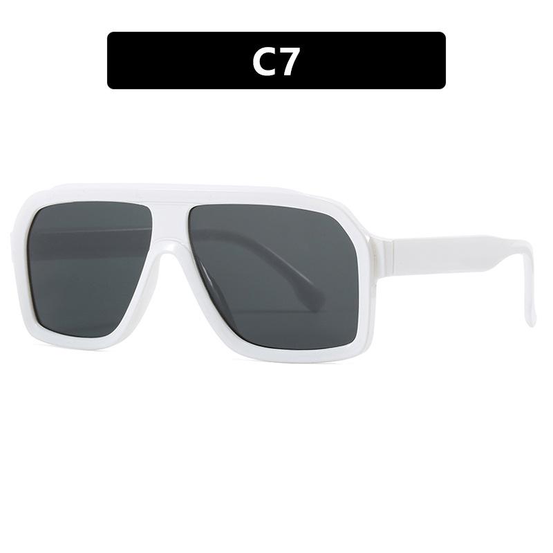 Große Piloten-Sonnenbrille in Krötenform High-End Outdoor-Sport-Mode-Sonnenbrille Persönlichkeit Strandurlaubs-Sonnenbrille Damen As shown in the picture