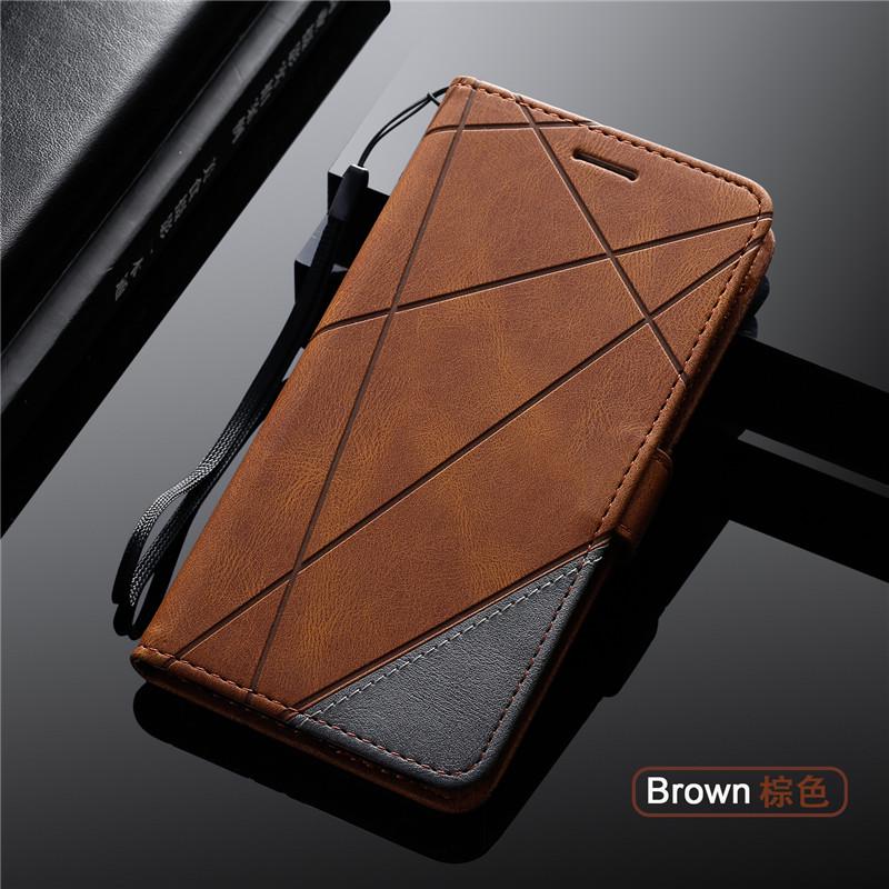 Redmi Note 8T Hülle auf Für Coque Xiaomi Redmi Note 8 Hülle Flip Lederhülle na für Funda Xiaomi Redmi Note 8T 8 T Hüllen Etui Redmi Note 8T&Case & Strap braun