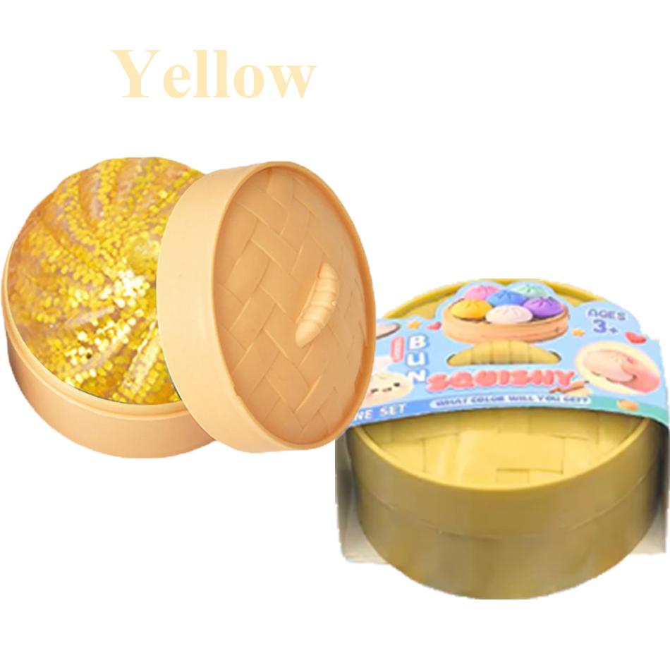 Glitzer Knödel, Glitzer Knödel Squishy Box Knödel Squishy Angstlinderung Fidget Weich Kneten Dekompression Teig