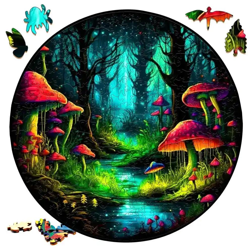 Interessante Pilz-Puzzles ideal für Erwachsene Kinder BASTELN TIERFORMIGE Weihnachstgeschenke Brettspiele Puzzle W14005WW-