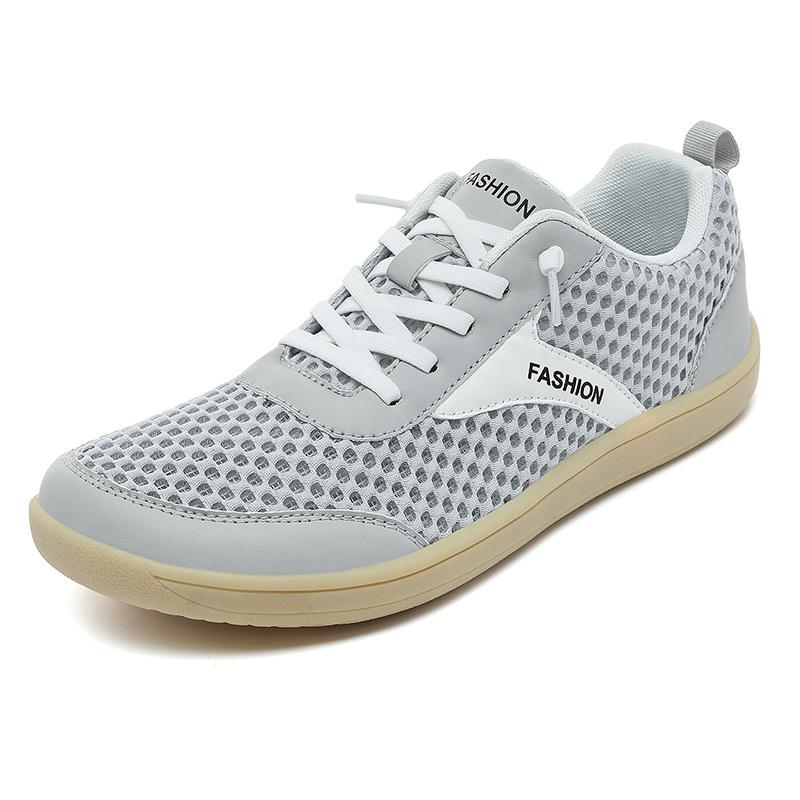 Große Größe 51 Unisex ExtraWeite Barfußschuhe Für Männer Frauen Outdoor Atmungsaktiv FreizeitSchuhe 40 hellgrau